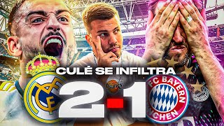 Cule infiltrado en el Benabeu Vive la remontada EPICA del Madrid 2-1 Bayern