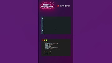 Sidebar hover effect #html #css #transition