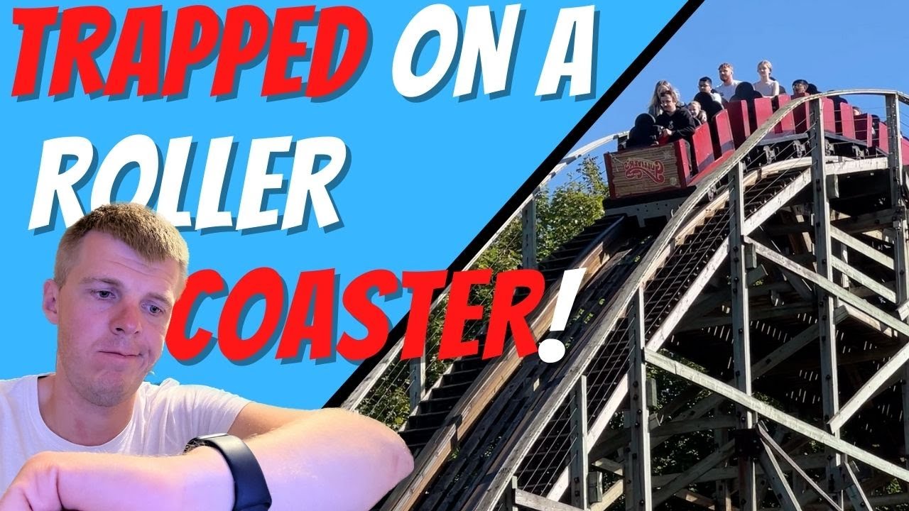 Roller Coaster Breaks Down! Gullivers Kingdom Warrington - YouTube