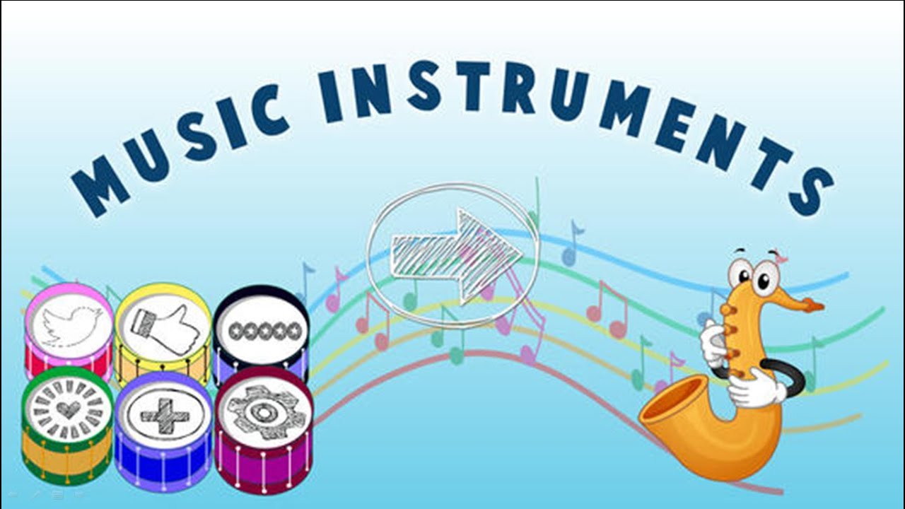 Learn English English Learning for children/Learn music instruments spelling YouTube