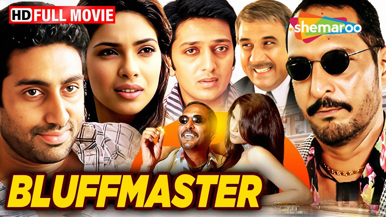 BEST COMEDY EVER!💥 Bluffmaster - Nana Patekar, Priyanka Chopra, Abhishek Bachchan, Riteish Deshmukh