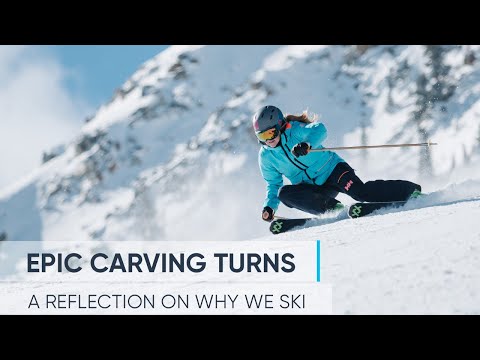 EPIC CARVING TURNS | Olympic Skier Kaylin Richardson Reflects On Why We Ski