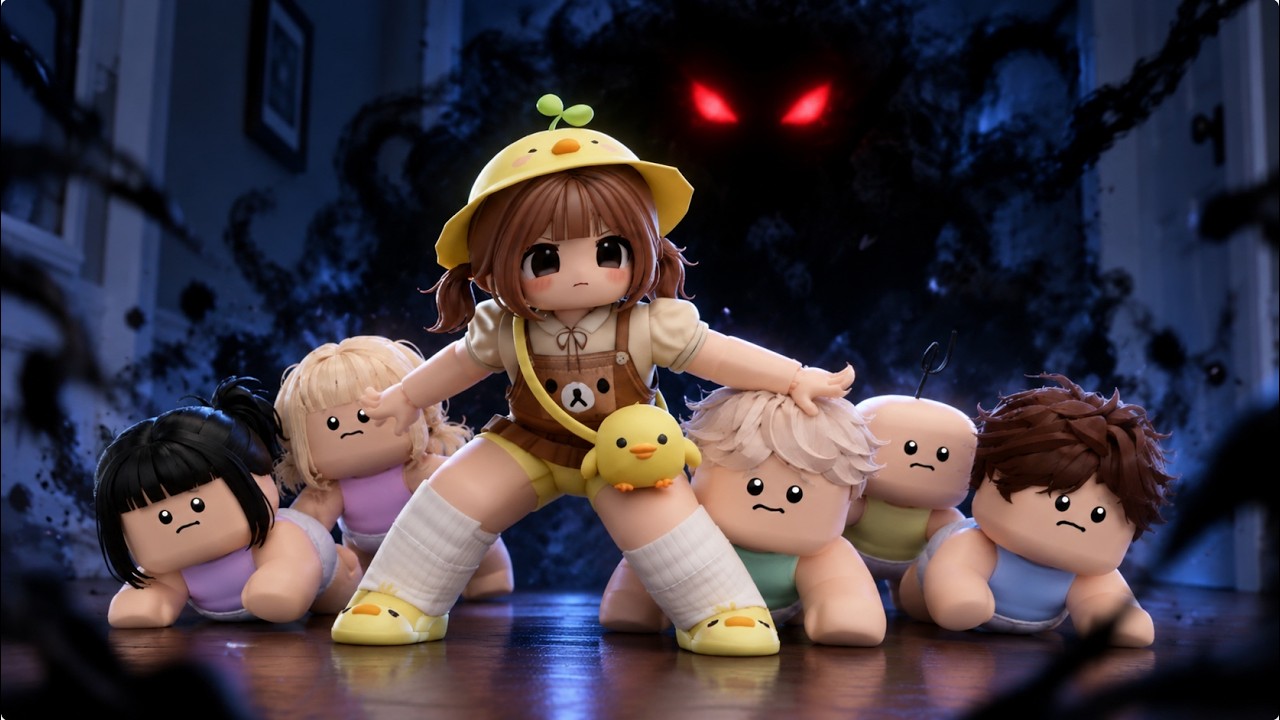AKU MERAWAT 5 BAYI, TAPI SEPERTINYA ADA YANG ANEH | ROBLOX INDONESIA