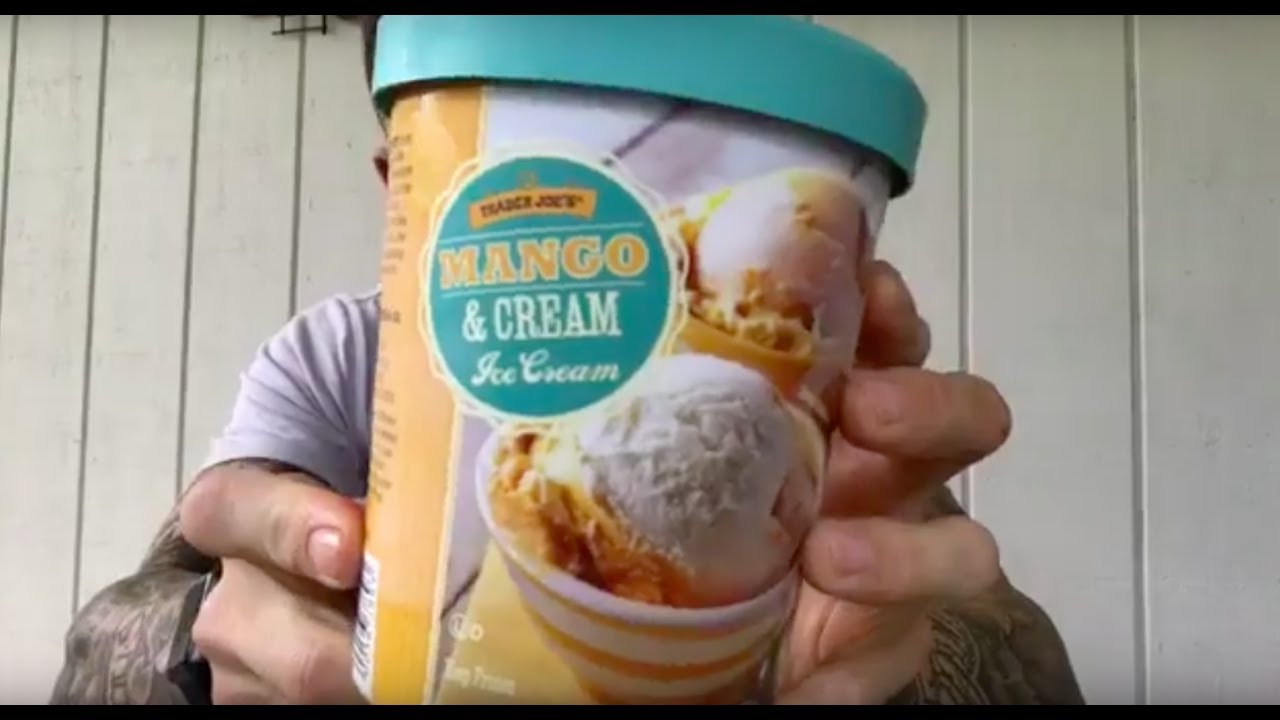 Fun Sized Review Trader Joe S Mango Cream Ice Cream Youtube