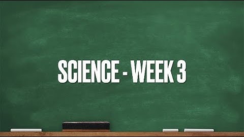 CC Cycle 1 Week 3 Science