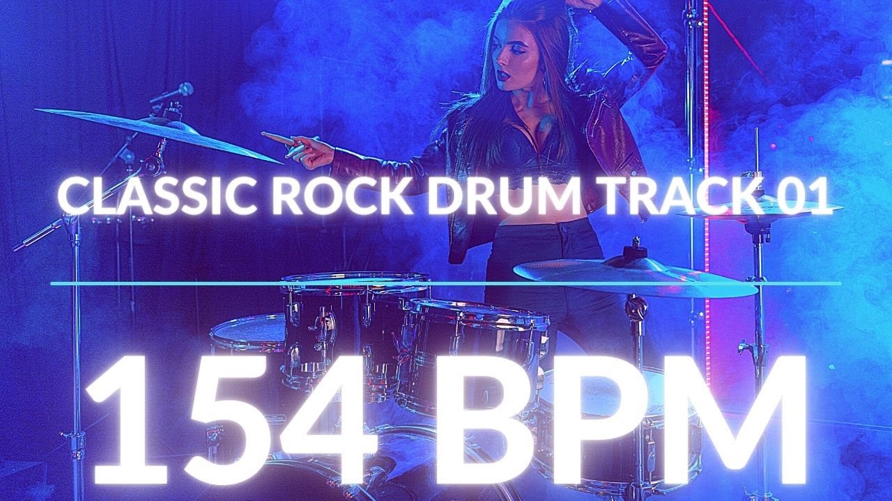 154 Bpm Drum beat Classic Rock HT [1] - YouTube