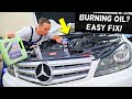 MERCEDES OIL CONSUMPTION, BURNING ENGINE OIL FIX W203 W204 W205 W211 W212 W213 GLC GLA CLA GLE