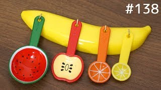 フルーツの計量スプーンセットがかわいい。cute fruit measuring weighing spoon. cooking