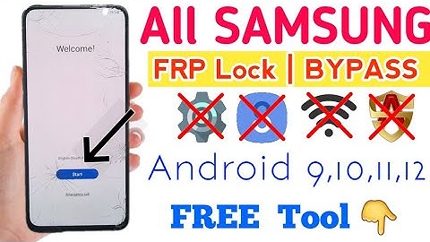 FRP Unlock 2022 - ALL SAMSUNG Android 9/10/11/12 FRP Google Account Bypass With Free Tool 1 click