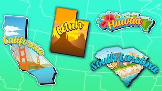 Learn The 50 US State Mottos! | Geography Songs For Kids | KLT