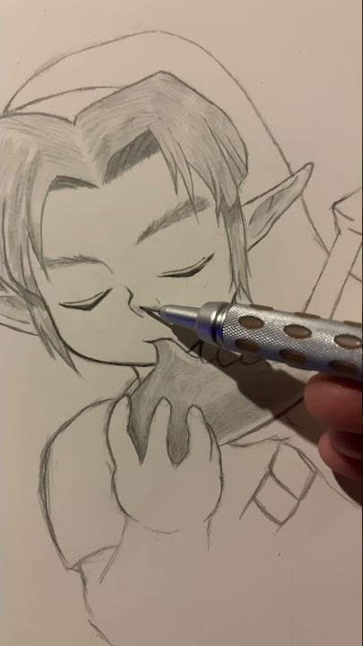 Link - Zelda Ocarina of Time (Speed Drawing) 