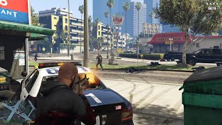 GTA 5 RDE 4.0.1 - Korean Gang Shootout   Ten Star Escape