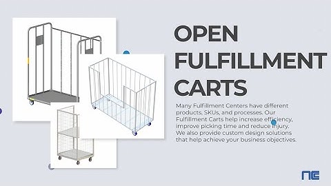Fulfillment Order Picking and Distribution Carts - National Cart Company