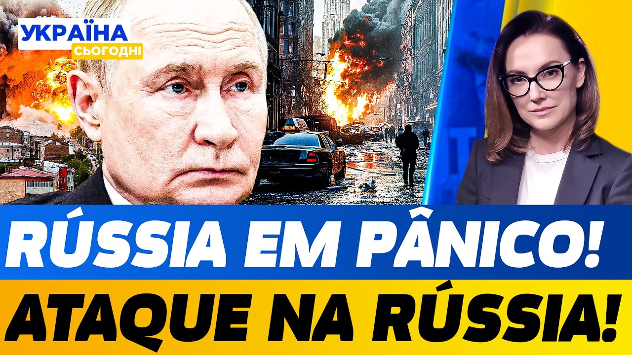 🧨 Ucrânia ACERTA Rússia de novo! Explosões assustam Moscou! Guerra muda AGORA?!