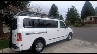 Nissan NV 3500 Walkaround Tour, the greatest large family van!