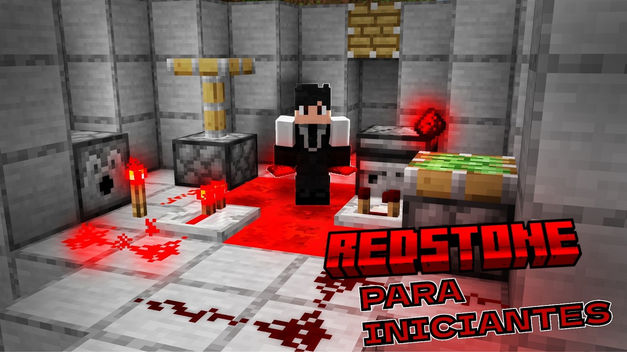 Aprenda Redstone do zero no minecraft 2026 - (PARA INICIANTES) 1 - YouTube
