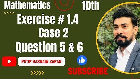 10thClass.Math-Ex 1.4 Q.5 &Q.6 Radical Equation-Extraneous Root