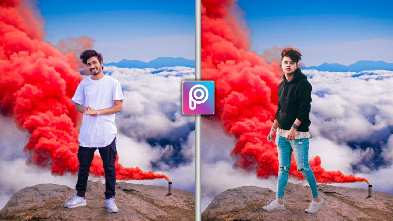 viral Smok Effect | Viral PicsArt Tutorial 2021 | Sky Smoke Effect PicsArt  | RTWORLD - YouTube