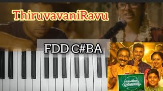 Thiruvavani Ravu Song Keyboard Cover With Notessonahappy Onamjacobinte Swargarajyam Piano Notes