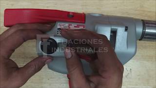 Como cambiar carbones para Taladro Espada Milwaukee Mod 1630-1 - YouTube