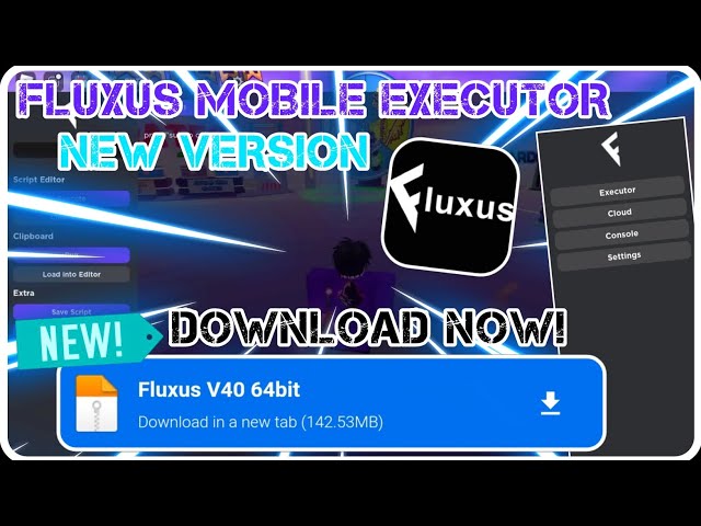 Fluxus Script Executor v17!!! For Roblox Mobile!! Latest Version! Download  Tutorial!! - BiliBili