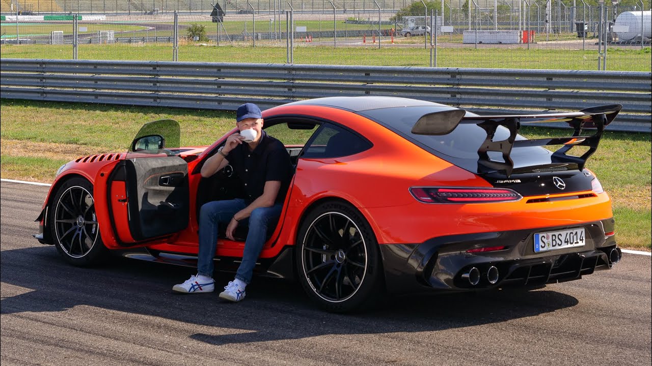 Getting Coffee In The NEW Mercedes AMG GT Black Series