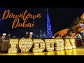 Downtown Dubai | Dubai Mall | Dubai Fountain | Burj Khalifa | Burj Park | 4K | Cinematic | UAE