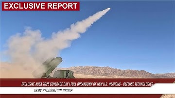 Exclusive AUSA 2025 Coverage Day 1: Full Breakdown of New U.S. Weapons   Defense Technologies