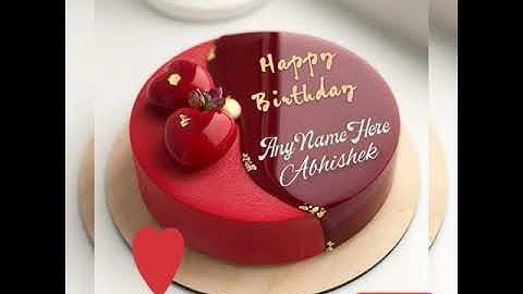 Abhishek birthday cake 🎂camment me name likho 1h video mil jaigi 👍birthday status😍Sumit Singh Nayak