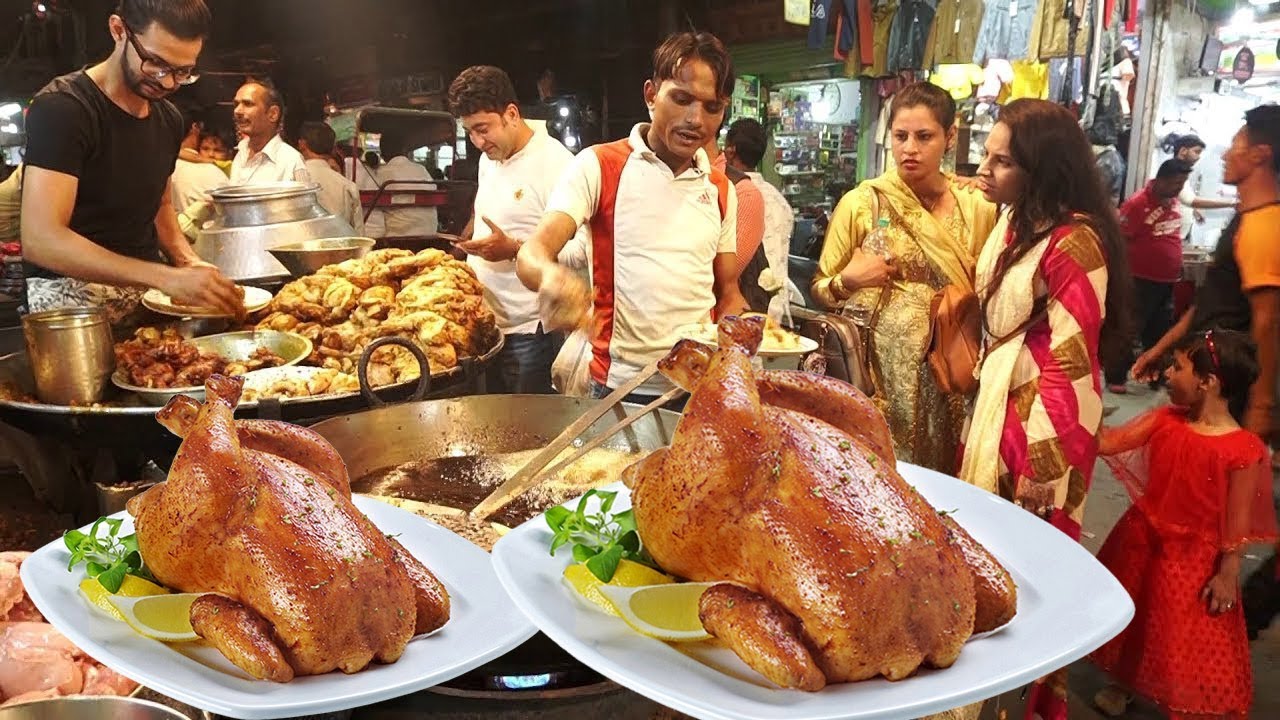 Non Veg Street Food @ Jama Masjid Old Delhi | Best Street Food in INDIA
