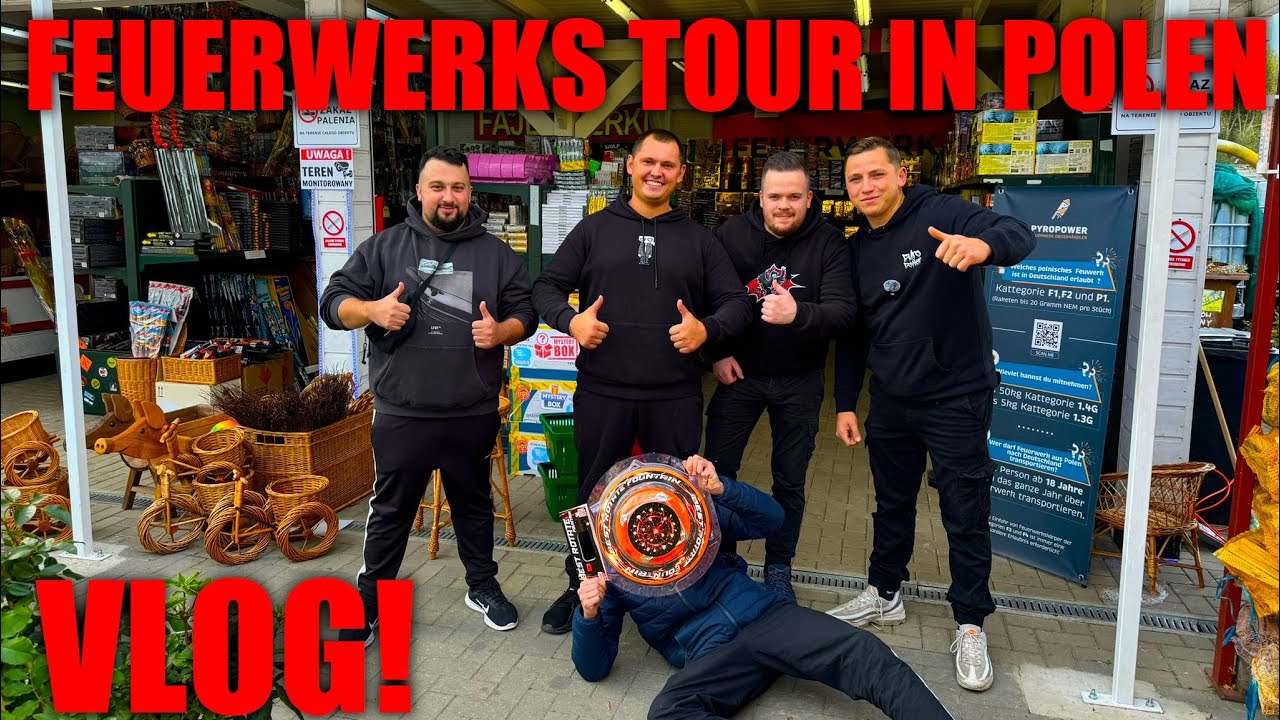 FEUERWERKS TOUR IN POLEN! VIEL FEUERWERK EINKAUFEN | VLOG