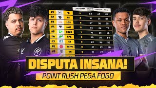 A FINAL COMEÇOU INSANA! FLUXO E SOLID SAEM NA FRENTE NO POINT RUSH | MELHORES MOMENTOS
