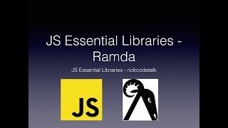 [JS Essential Libraries/Tools] Ramda
