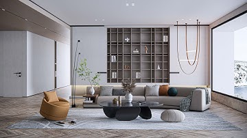 Living Room Render Enscape 3.3