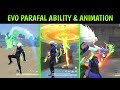 7 New Evo Parafal Skin Ability & Animation Test | 7th Anniversary - Garena Free Fire