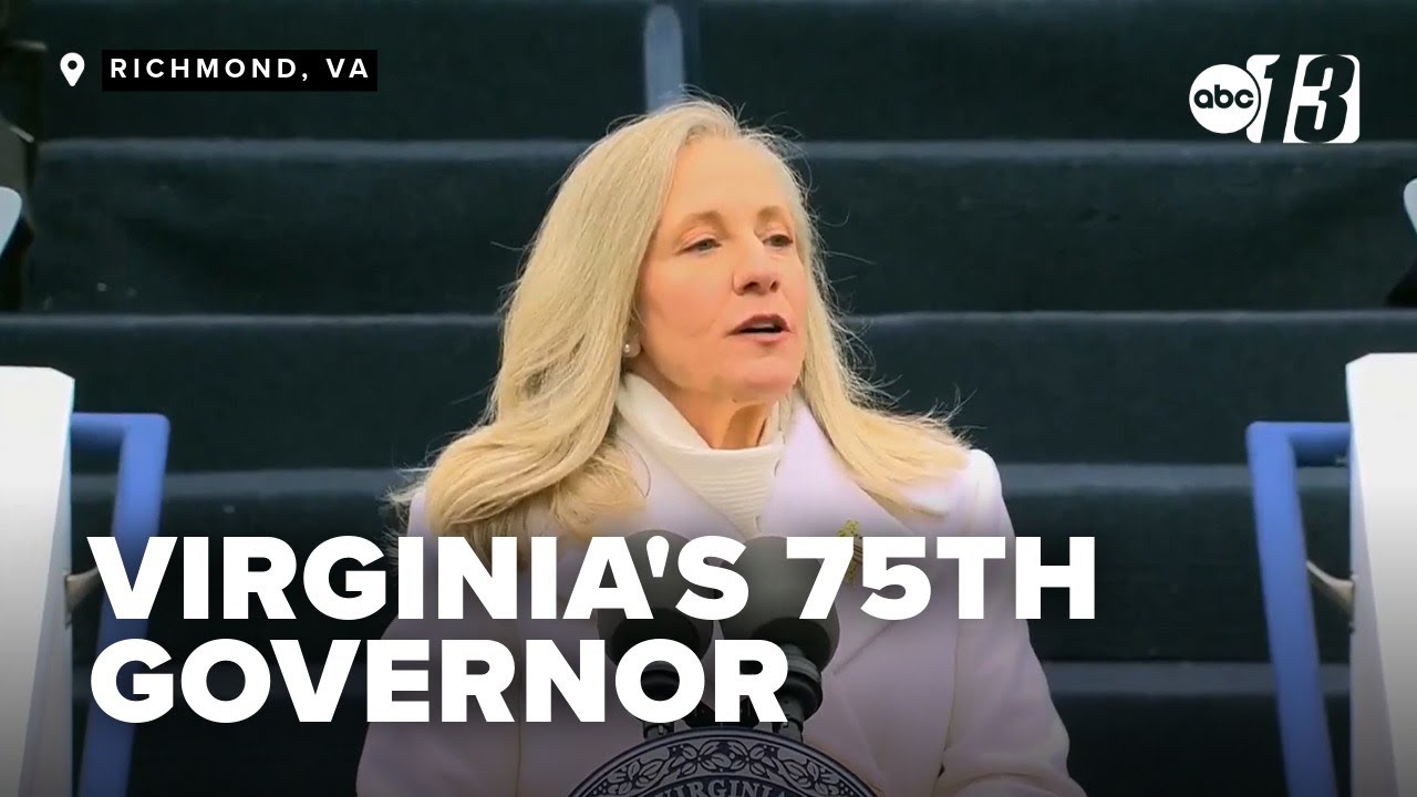 WATCH LIVE: Abigail Spanberger set to be sworn in as Virginia's 75th governor