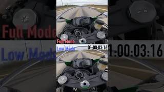 Kawasaki Ninja ZX-6R Full Mode and Low Mode Difference #ninja636