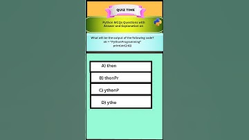 Python MCQs Questions with Answers and Explanation #interview #python #exam #viralshorts