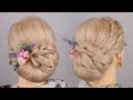 Wedding bridal updo tutorial hairstyle for long hair