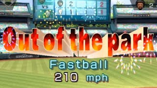 Wii Sports Baseball, but the pitches are very fast...