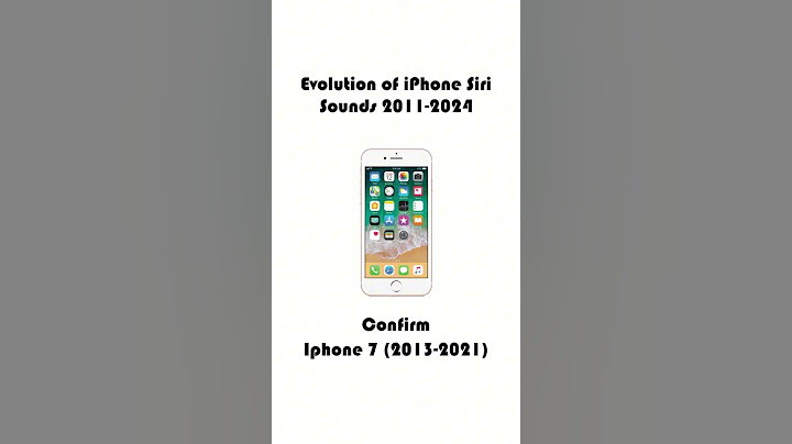📱Evolution of iPhone Siri Sounds (2011-2024) 🎙️✨ #apple #tech #mobile