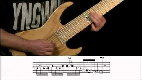 More Hybrid Picking Shred Licks Guitar Lesson @ GuitarInstructor.com (preview)