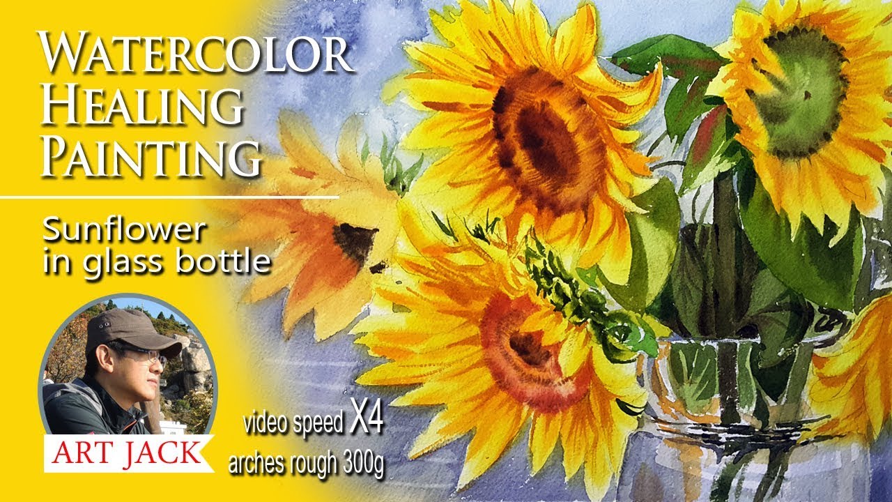 Watercolor Healing Painting Tutorial 