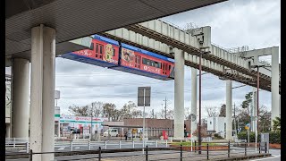 【千葉都市モノレール】2号線　千葉みなと駅～千城台駅【2023年3月21日】