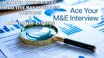Mastering M&E Interviews: Score High & Land Your Dream Job. #interview #monitoringandevaluation