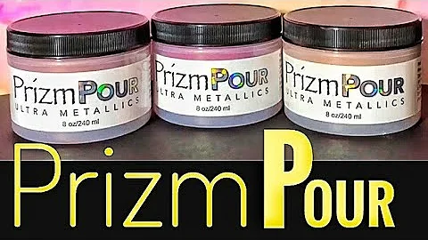 PRIZM POUR ULTRA METALLICS BY COLOURARTE!/Product Review/Dutch Pour/Acrylic Pouring/Black Base #30