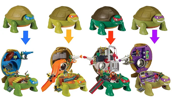 Teenage Mutant Ninja Turtles TMNT Micro Mutants Michelangelo Skate Park Leonardo Raphael Donetello