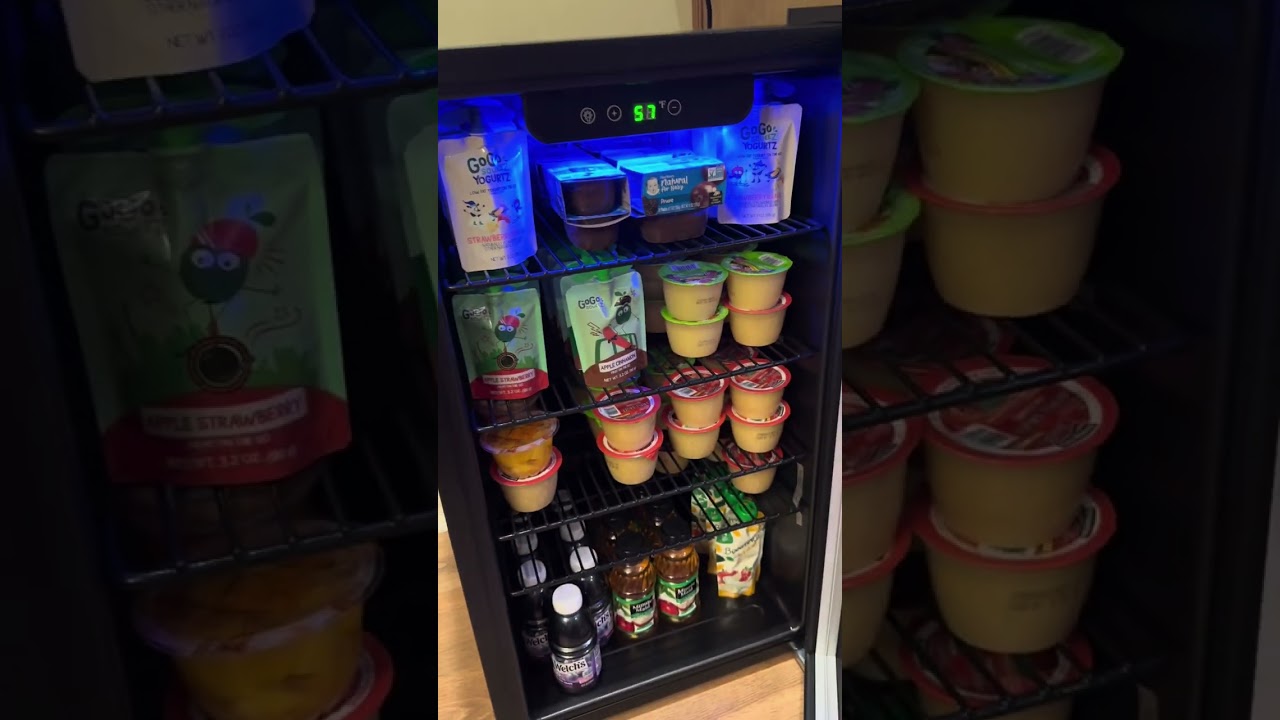 Mini fridge excitement for kids and wine lovers! 