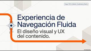 Actividad Nº 085 - Experiencia de navegación fluida (UX)