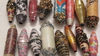 Paper Beads & Resin Part 1